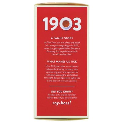 Tick Tock Rooibos 40 Teabags