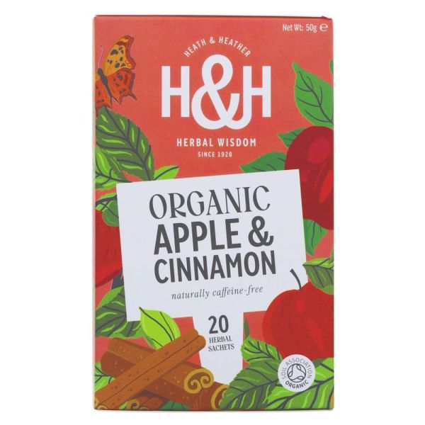Heath & Heather Organic Apple & Cinnamon Tea 20 bags