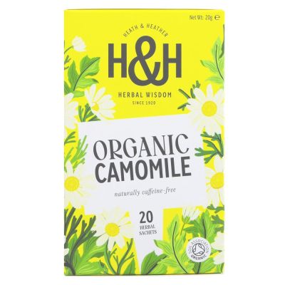 Heath & Heather Organic Camomile Tea 20 bags