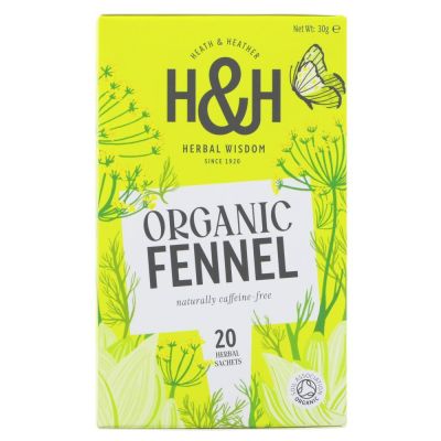 Heath & Heather Organic Fennel Tea 20 bags