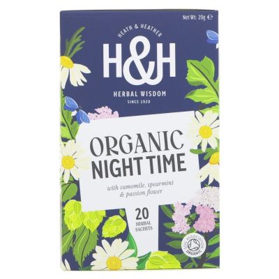 Heath & Heather Organic Night Time Tea 20 bags