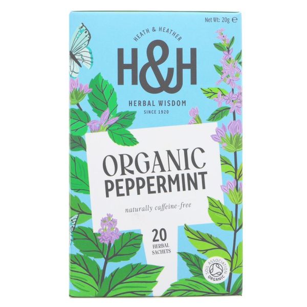 Heath & Heather Organic Peppermint Tea 20 bags