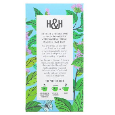 Heath & Heather Organic Peppermint Tea 20 bags
