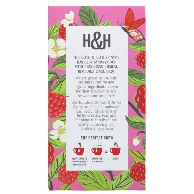 Heath & Heather Organic Raspberry Leaf Tea 20 bags