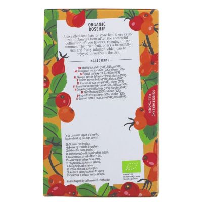 Heath & Heather Organic Wild Rosehip Tea 20 bags