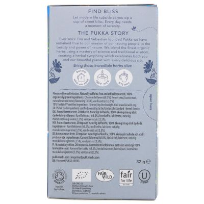 Pukka Chamomile & Vanilla & Manuka 20 bags
