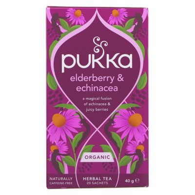 Pukka Elderberry and Echinacea 20 bags