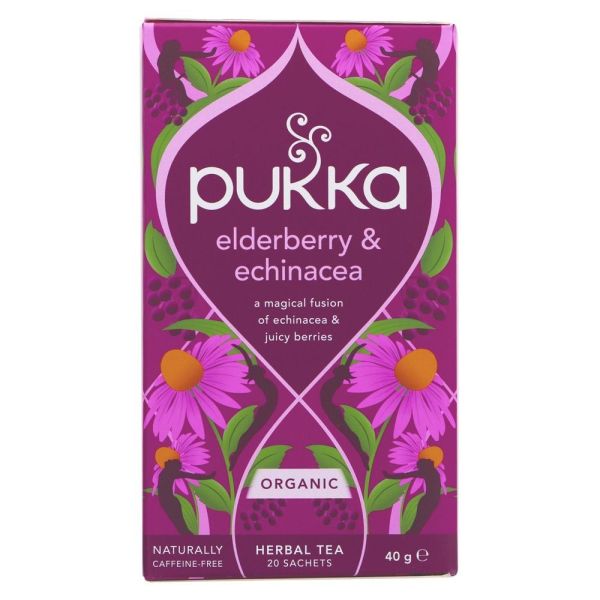 Pukka Elderberry and Echinacea 20 bags