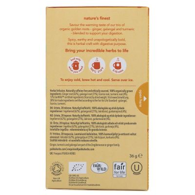 Pukka Digest (Three Ginger) Tea 20 bags