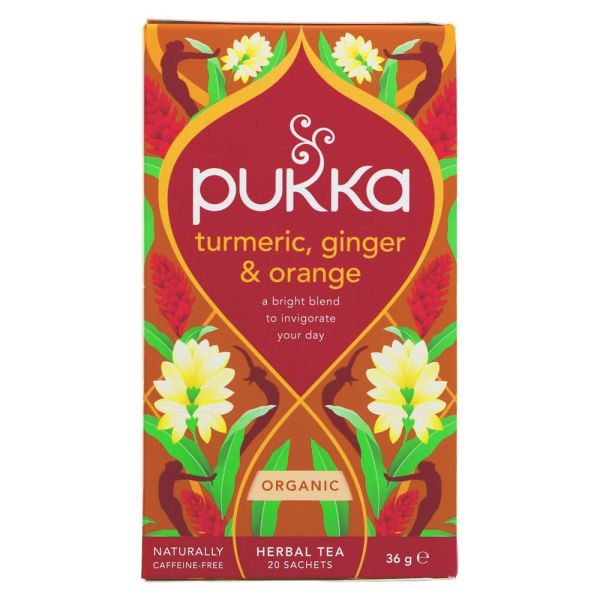 Pukka Turmeric Ginger & Orange Tea 20 bags