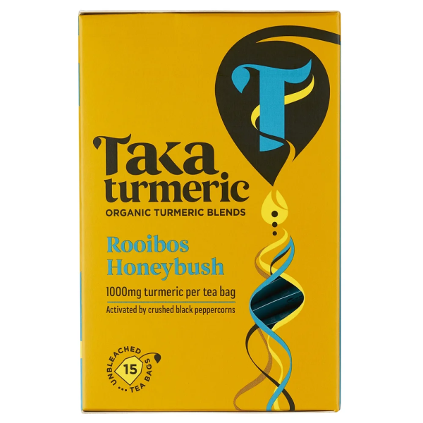 Taka Turmeric Organic Rooibos Honeybush Tea 15 bags