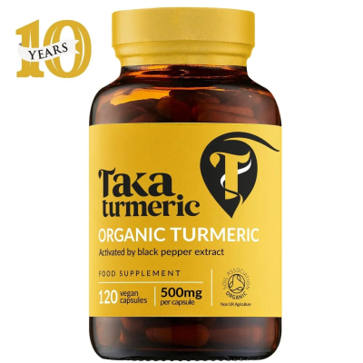 Taka Turmeric Organic Turmeric & Black Pepper Extract 120 capsules