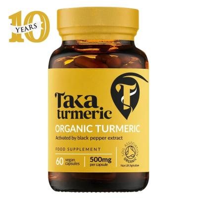 Taka Turmeric Organic Turmeric & Black Pepper Extract 60 capsules