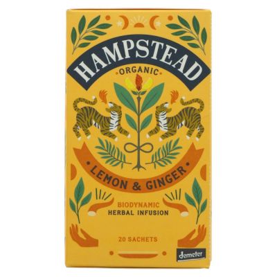 Hampstead Organic Lemon Ginger Tea 20 bags