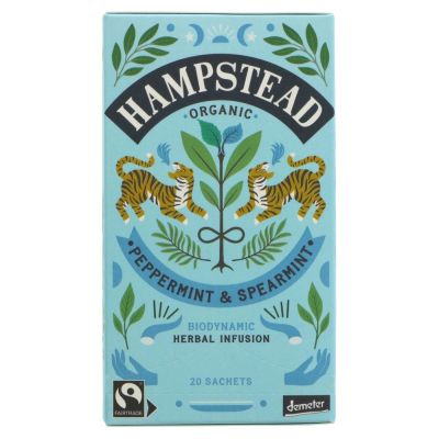 Hampstead Organic Peppermint & Spearmint Tea 20 bags