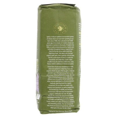 Buy Doves Farm Organic White Spelt Flour 1kg Flours & Bread Mixes Online − UK Supplier
