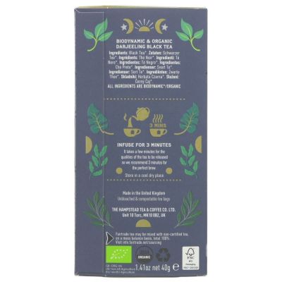 Hampstead BioDynamic Darjeeling Tea 20 bags