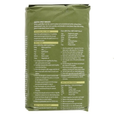 Buy Doves Farm Organic White Spelt Flour 1kg Flours & Bread Mixes Online − UK Supplier