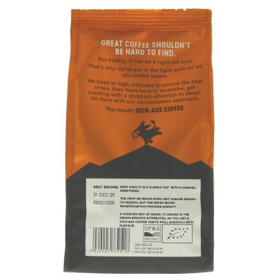 Grumpy Mule Easy Does It - Wholebean Organic Decaf 200g