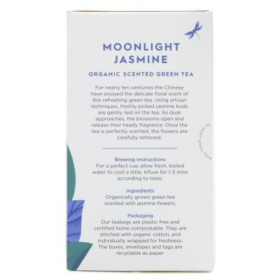 Dragonfly Tea Organic Moonlight Jasmine Tea 20 bags