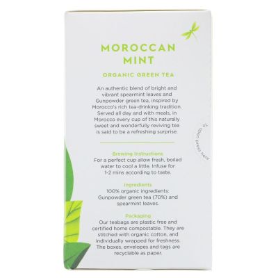 Dragonfly Tea Organic Moroccan Mint Tea 20 bags