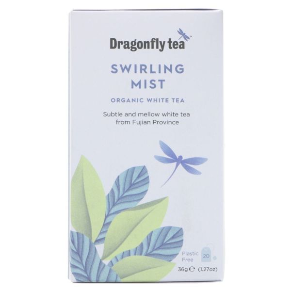 Dragonfly Tea Organic Swirling Mist White Tea 20 bags