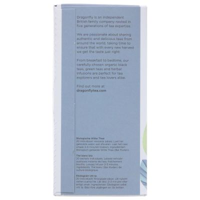 Dragonfly Tea Organic Swirling Mist White Tea 20 bags