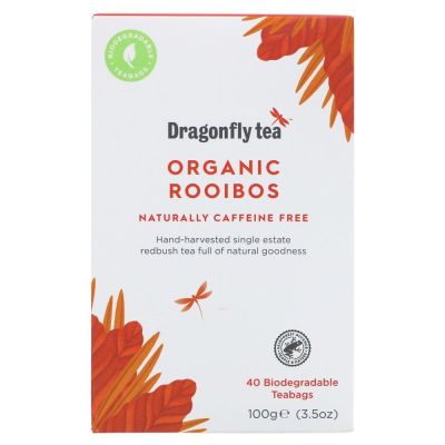 Dragonfly Tea Organic Rooibos Breakfast Tea Blend 40s