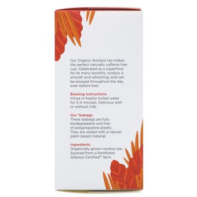 Dragonfly Tea Organic Rooibos Breakfast Tea Blend 40s