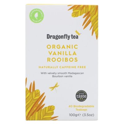 Dragonfly Tea Organic Vanilla Rooibos Tea 40 bags (100g)