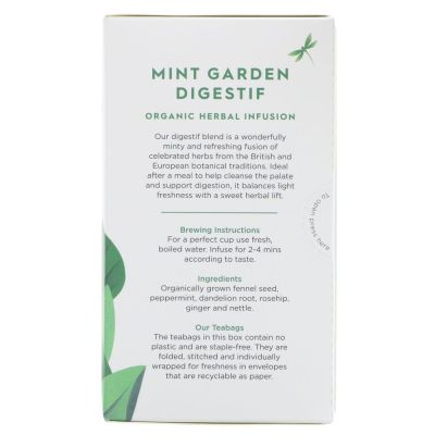 Dragonfly Tea Organic Mint Garden Digestif Tea 20 bags