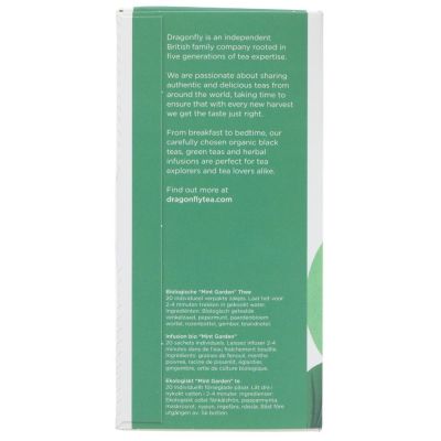 Dragonfly Tea Organic Mint Garden Digestif Tea 20 bags