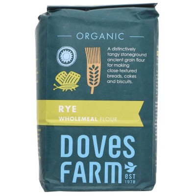 Buy Doves Farm Organic Rye Flour 1kg Flours & Bread Mixes Online − UK Supplier