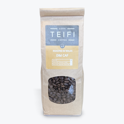 Teifi Coffee Dim Caf Whole Beans 227g