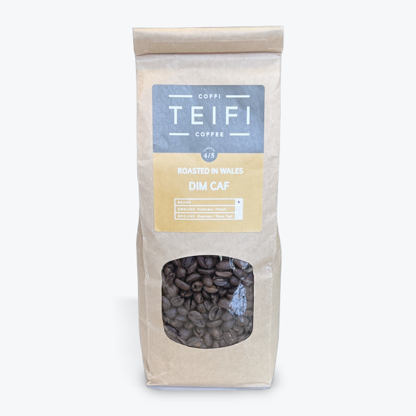 Teifi Coffee Dim Caf Whole Beans 227g