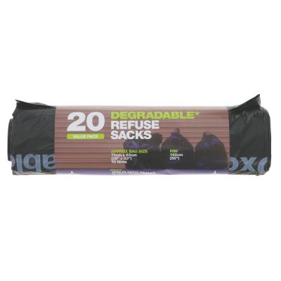 D2W Value Pack Degradable Refuse Sacks 20s