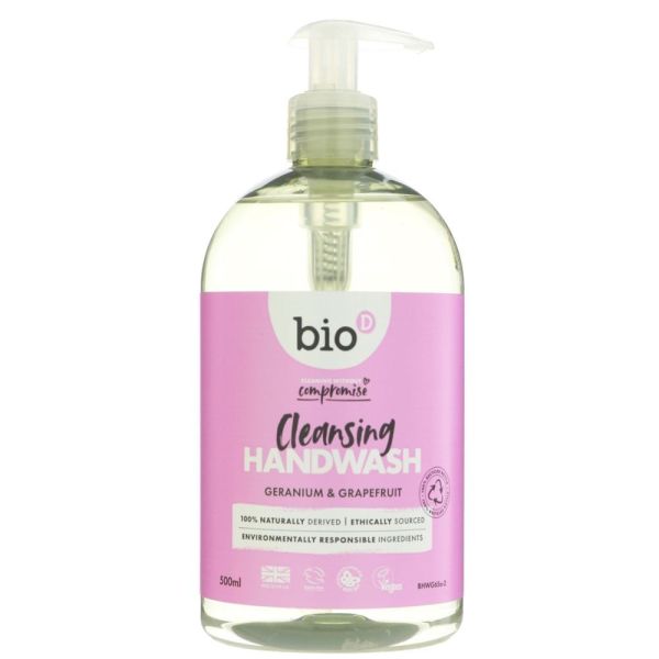 Bio D Handwash Geranium 500ml