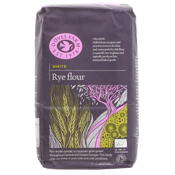 Doves Farm Organic White Rye Flour 1kg
