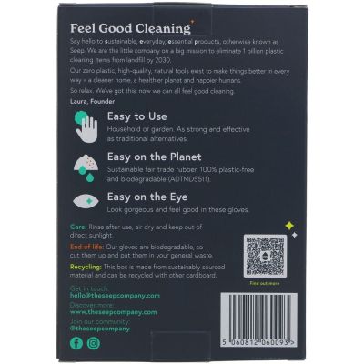 SEEP Medium Rubber Gloves 1 Pair