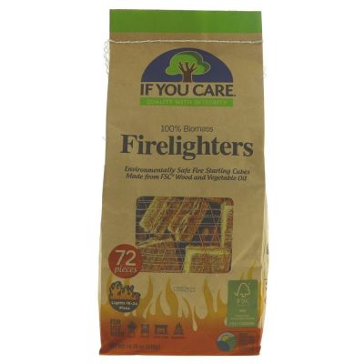 If You Care Firelighters 100% Biomass 72 pieces