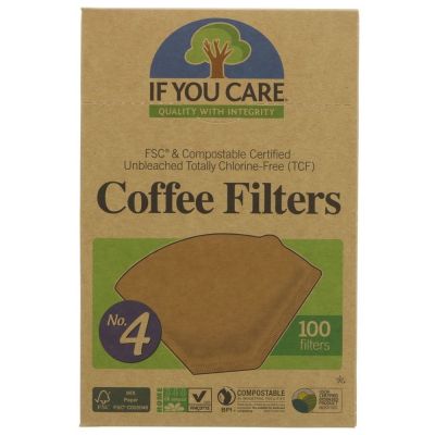 If You Care Coffee Filters No.4 (Large) 100s