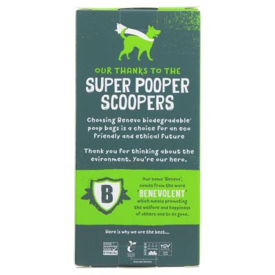Benevo Biodegradable Poop Bags 120s