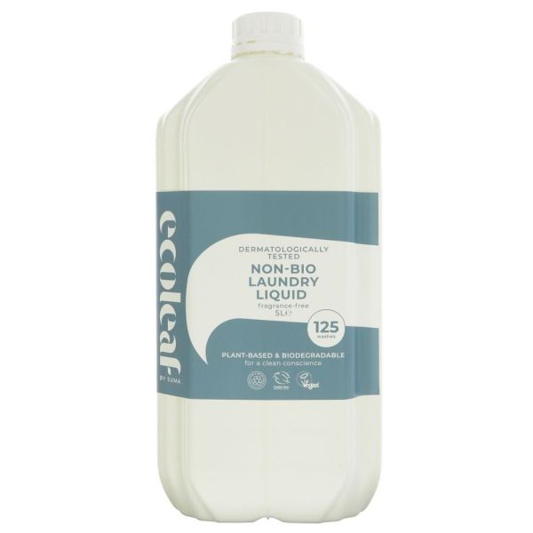 Ecoleaf Laundry Liquid - Fragance Free 5ltr
