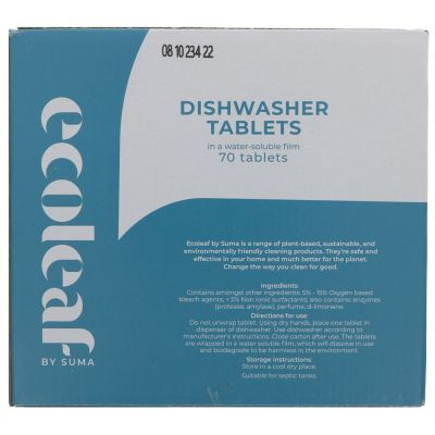 Ecoleaf Dishwasher Tablets 70s