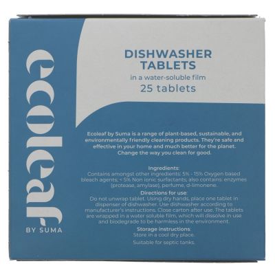 Ecoleaf Dishwasher Tablets 25s