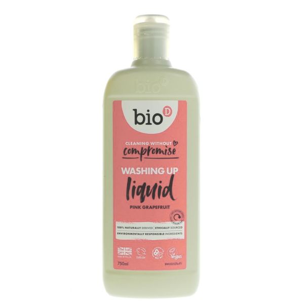 Bio D Washing Up Liquid Pink Grapefruit 750ml