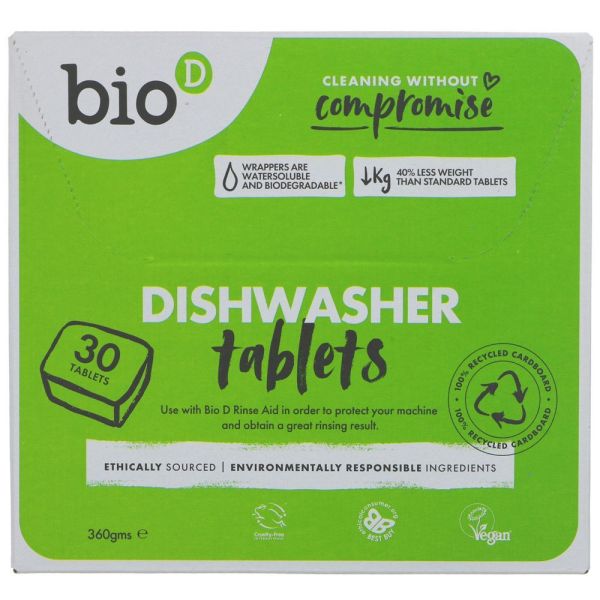 Bio D Dishwasher Tablets 30s (360g)