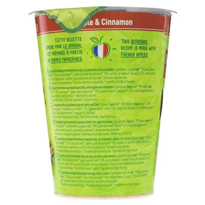 Sojade Organic Soya Yogurt - Apple & Cinnamon 400g