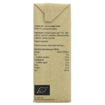 Oatly Organic Creamy Oat 250ml