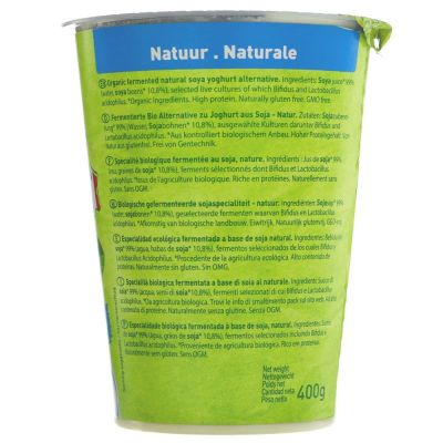 Sojade Organic Soya Yogurt - Natural 400g